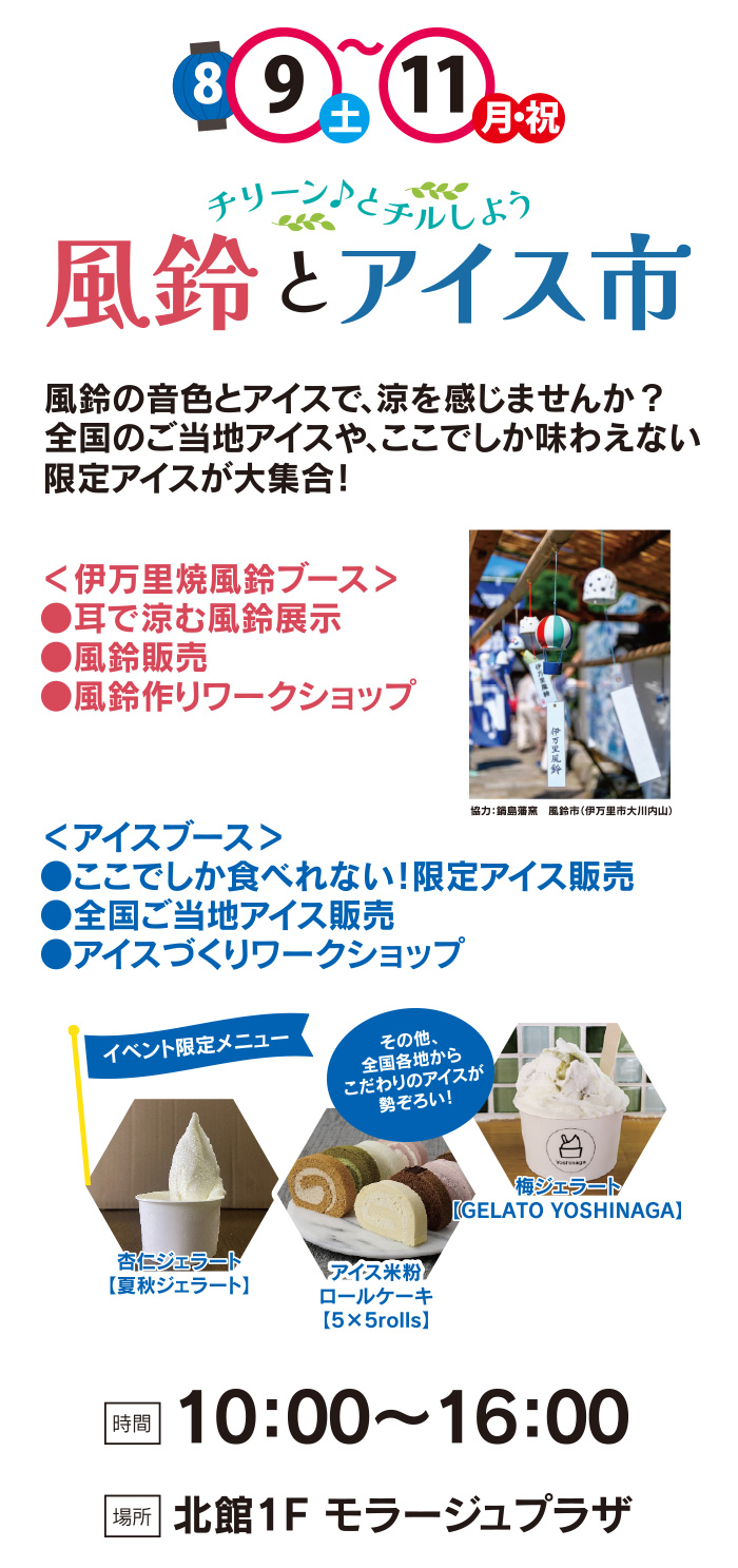 風鈴とアイス市